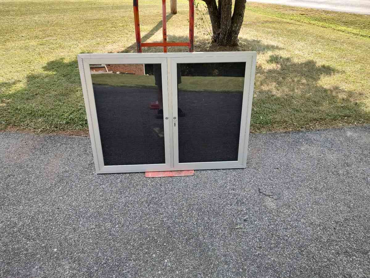 wall case display with letters and keys  for a Business - Glade Hill, Virginia - FleaMarketBay