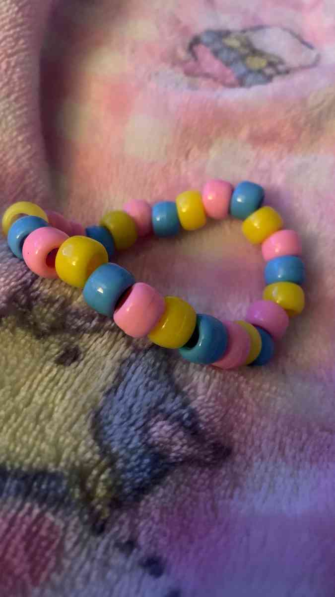 Easter Colorful Beaded Kandi Bracelet - Corpus Christi, Texas - FleaMarketBay
