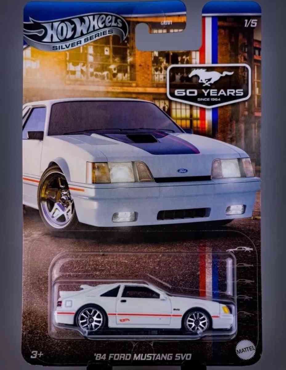 Mustang 60 Years Silver Series Hot Wheels - Woodburn, Oregon - FleaMarketBay