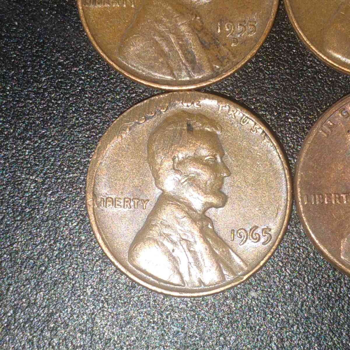 4 PENNY CENT 1955 65 75 1985 - Everson, Washington - FleaMarketBay