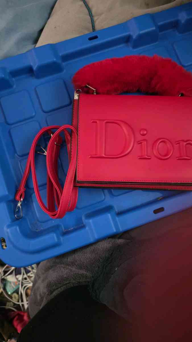 Dior Leather and fur 2 way bag - Livonia, Michigan - FleaMarketBay