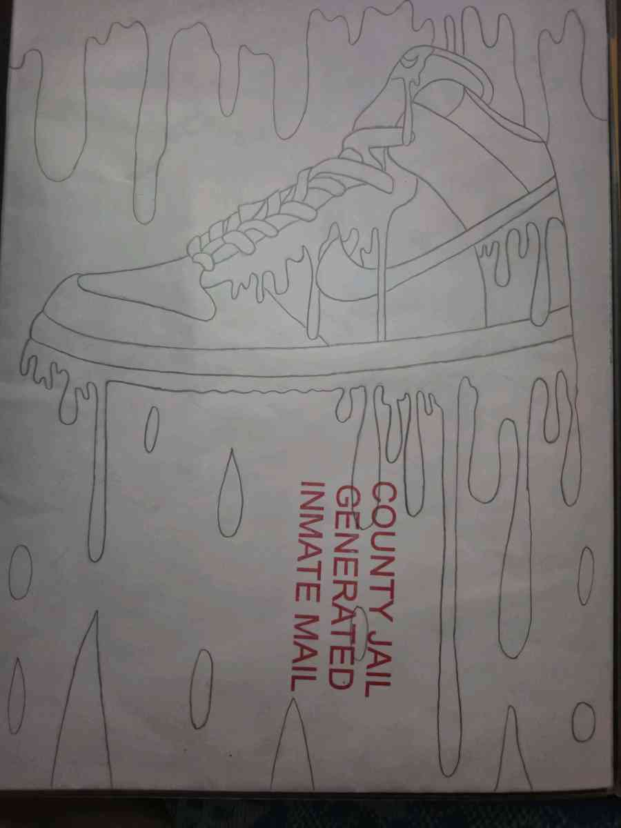 prison art 2025 Nike dripping - San Jose, California