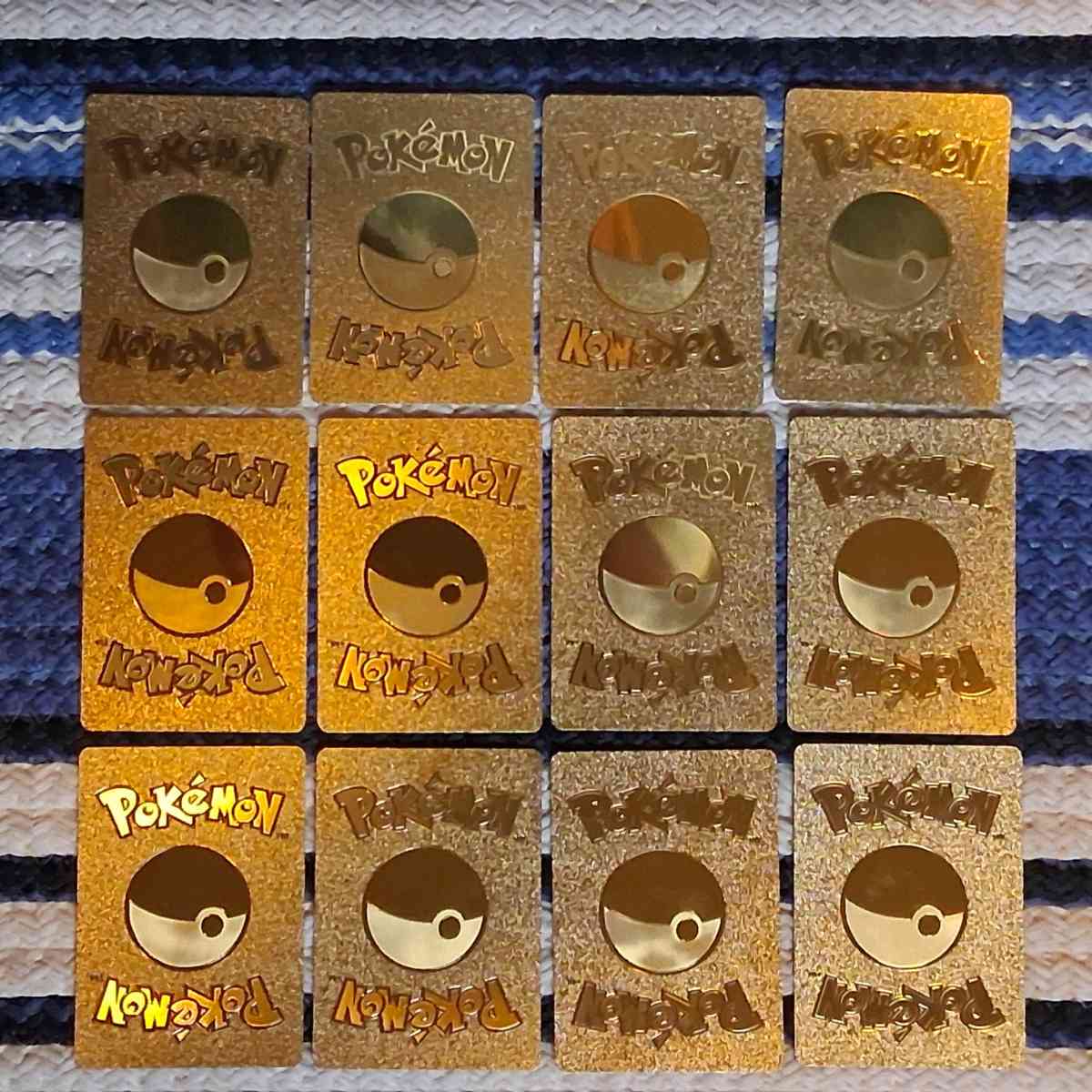 12 RANDOM PIKACHU GOLD FOIL PIKACHU POKMON CARDS - Elysburg, Pennsylvania - FleaMarketBay