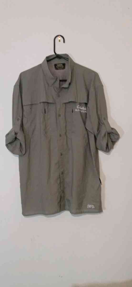 Cabelas Guidewear Mens Fishing Shirt - Dane, Wisconsin