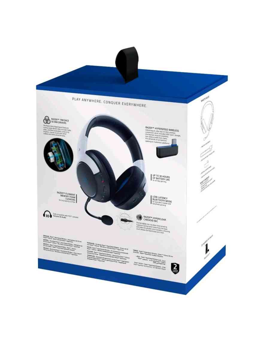 Razer Kaira HyperSpeed Wireless OverEar Gaming Headset