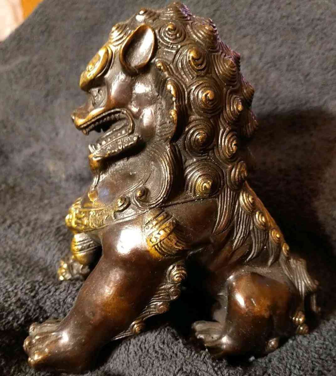 This Chinese Guardian Lion referred to as a Foo Dog or FuDog - Clarendon Hills, Illinois