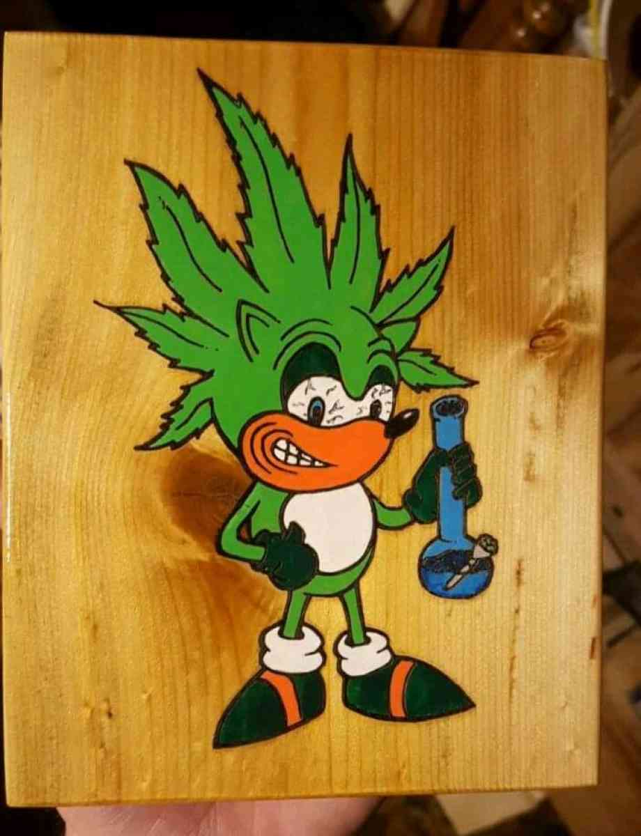 Kronic the Hedgehog wall decor - Bucksport, Maine