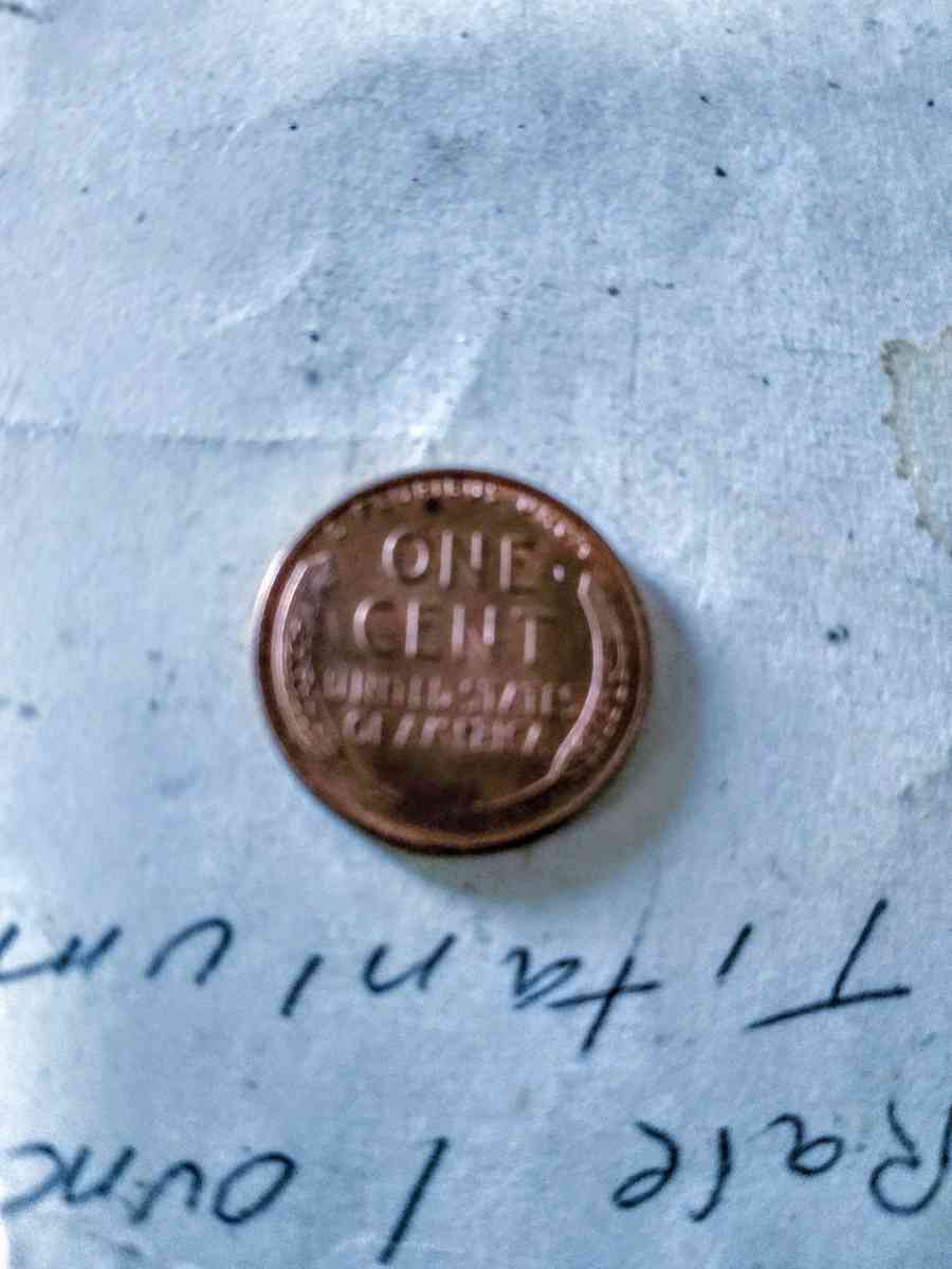 1957 uncirculated Wheat penny - Danville, New Hampshire - FleaMarketBay