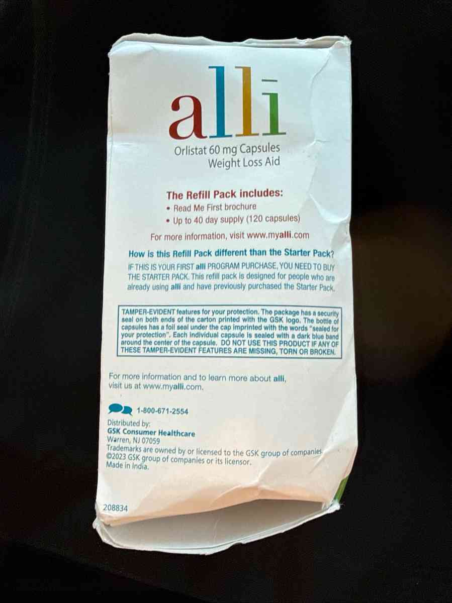 Alli Weight loss capsules pills - Addison, Michigan - FleaMarketBay