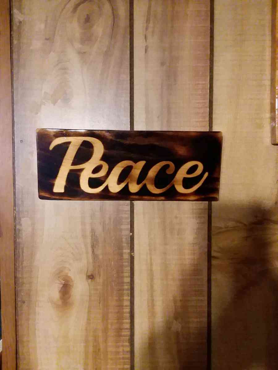 peace sign wall decor - Bucksport, Maine