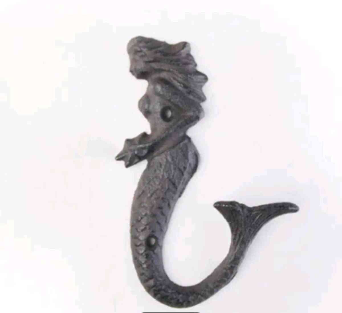 Brown Cast Iron Mermaid Hook - Palm Bay, Florida