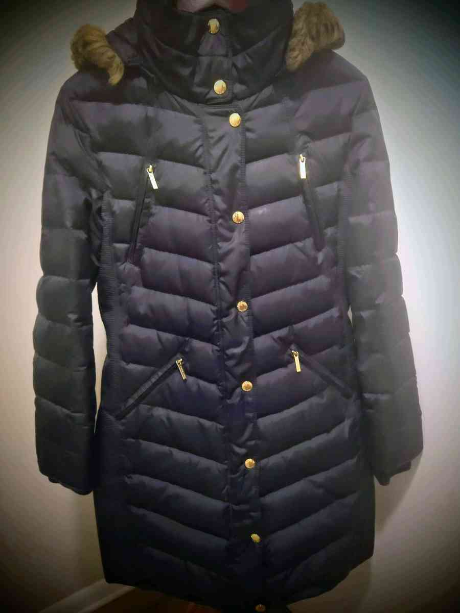 MICHAEL KORS Medium Dark Blue Winter Coat - Clarendon Hills, Illinois - FleaMarketBay