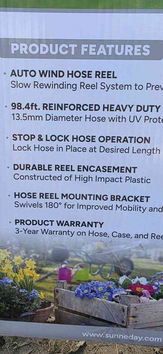 new retractable hose - Greenville, South Carolina - FleaMarketBay