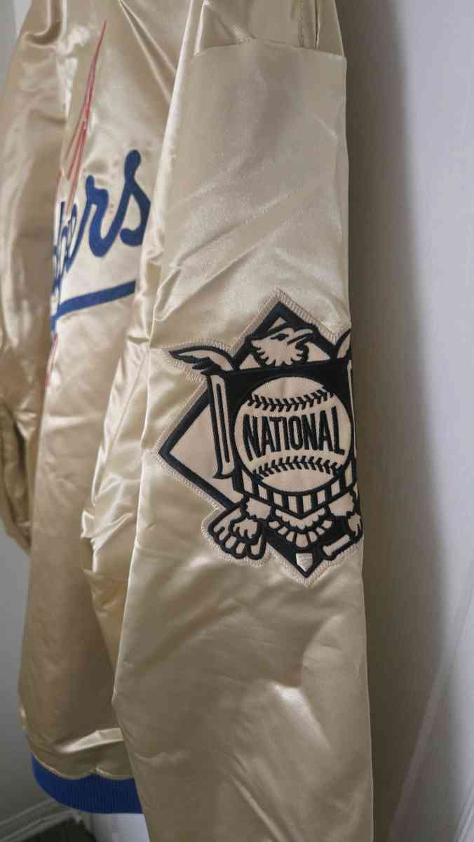 Mitchelle and Ness Dodgers jacket gold - Los Angeles, California - FleaMarketBay