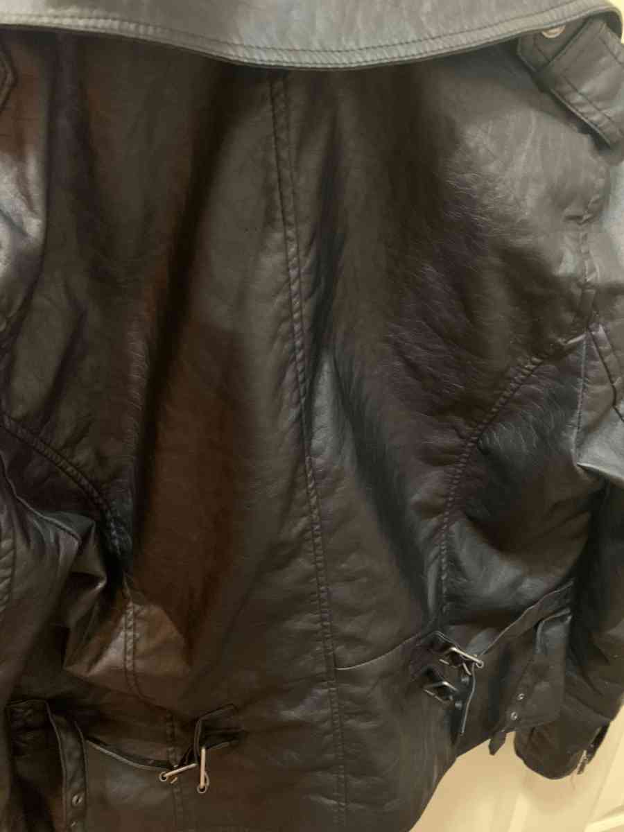 Womens joujou Black Leather Jacket - Corpus Christi, Texas - FleaMarketBay