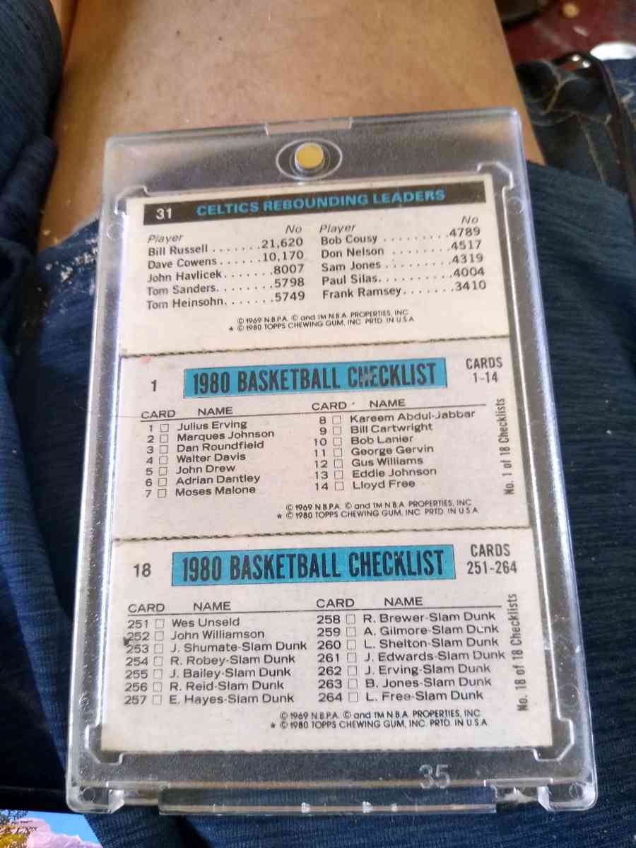 1980 LARRY BIRD MAGIC JOHNSON ROOKIE CARD - Danville, New Hampshire - FleaMarketBay