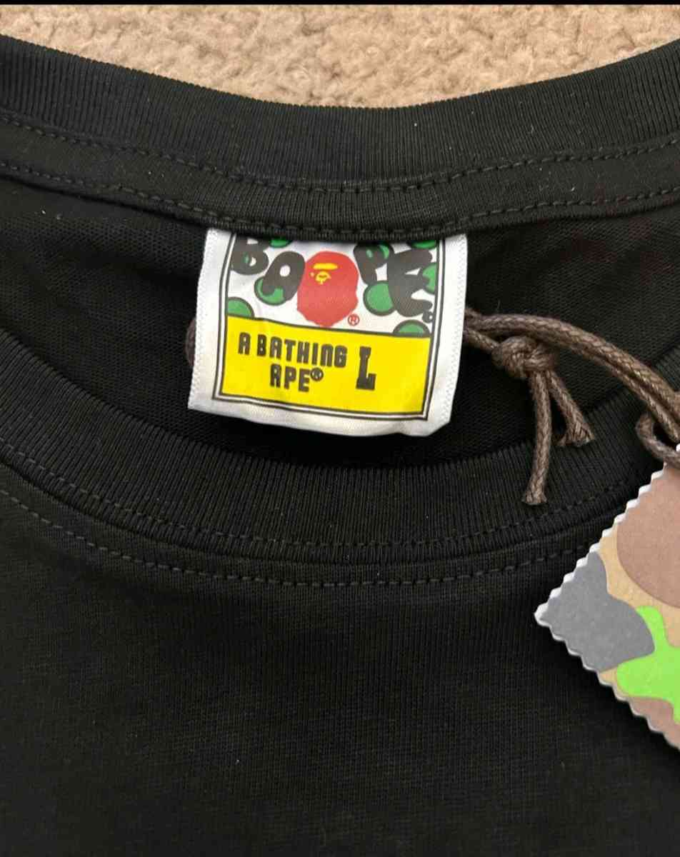 Bape Milo Black Chrome Hearts Tee  Sizes S M L XL - Newnan, Georgia - FleaMarketBay