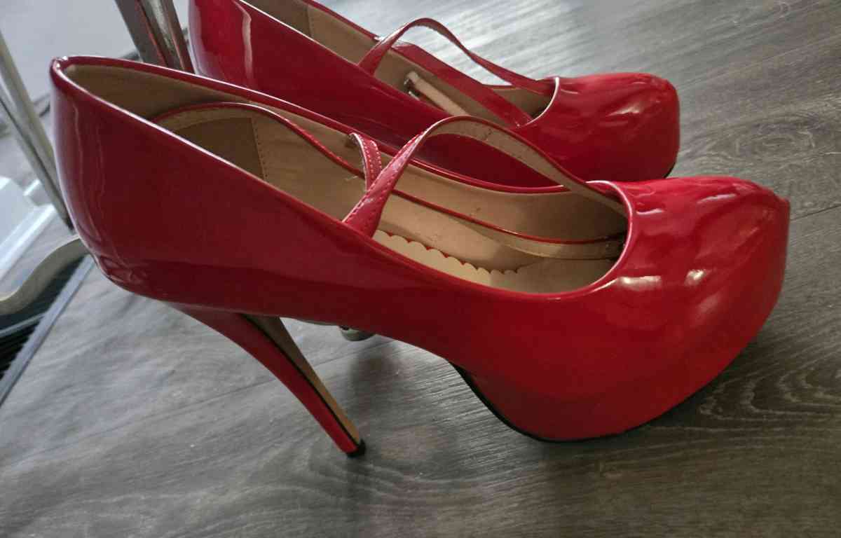 Jessica Rabbit Heels  Size 105 heels and wrap around straps - Ladson, South Carolina - FleaMarketBay