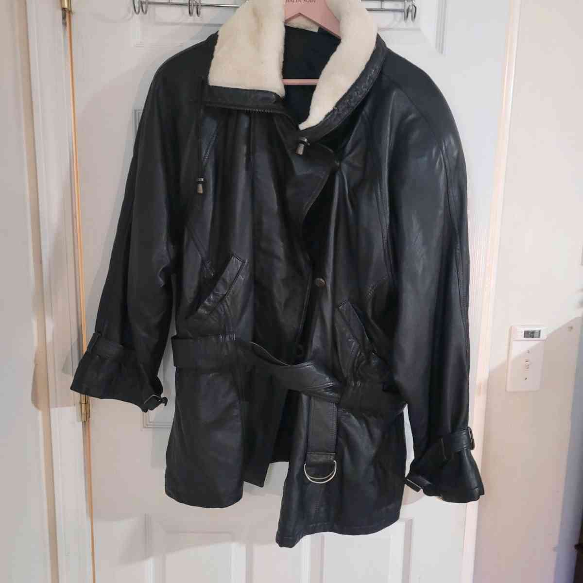 Women Leather Coat