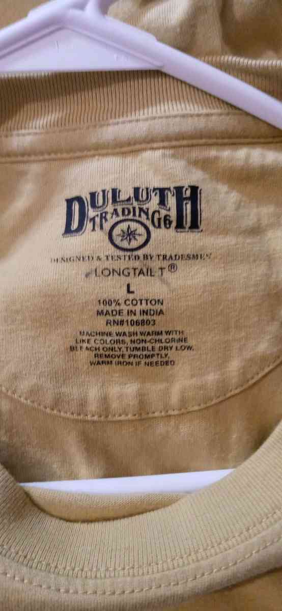 Mens Big and Tall Pocket Tshirt Large - Dane, Wisconsin - FleaMarketBay