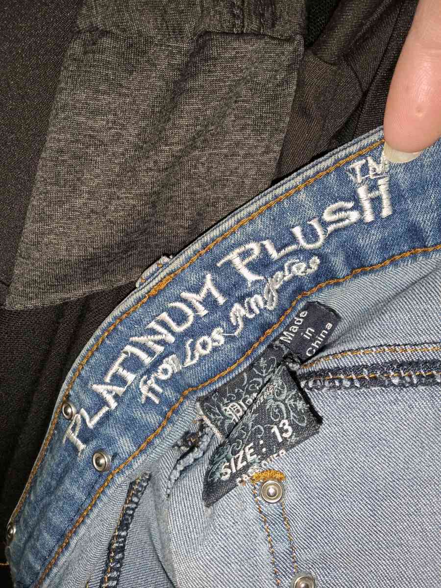 Platinum Plush jeans sz 11 bootcut - Tulsa, Oklahoma - FleaMarketBay