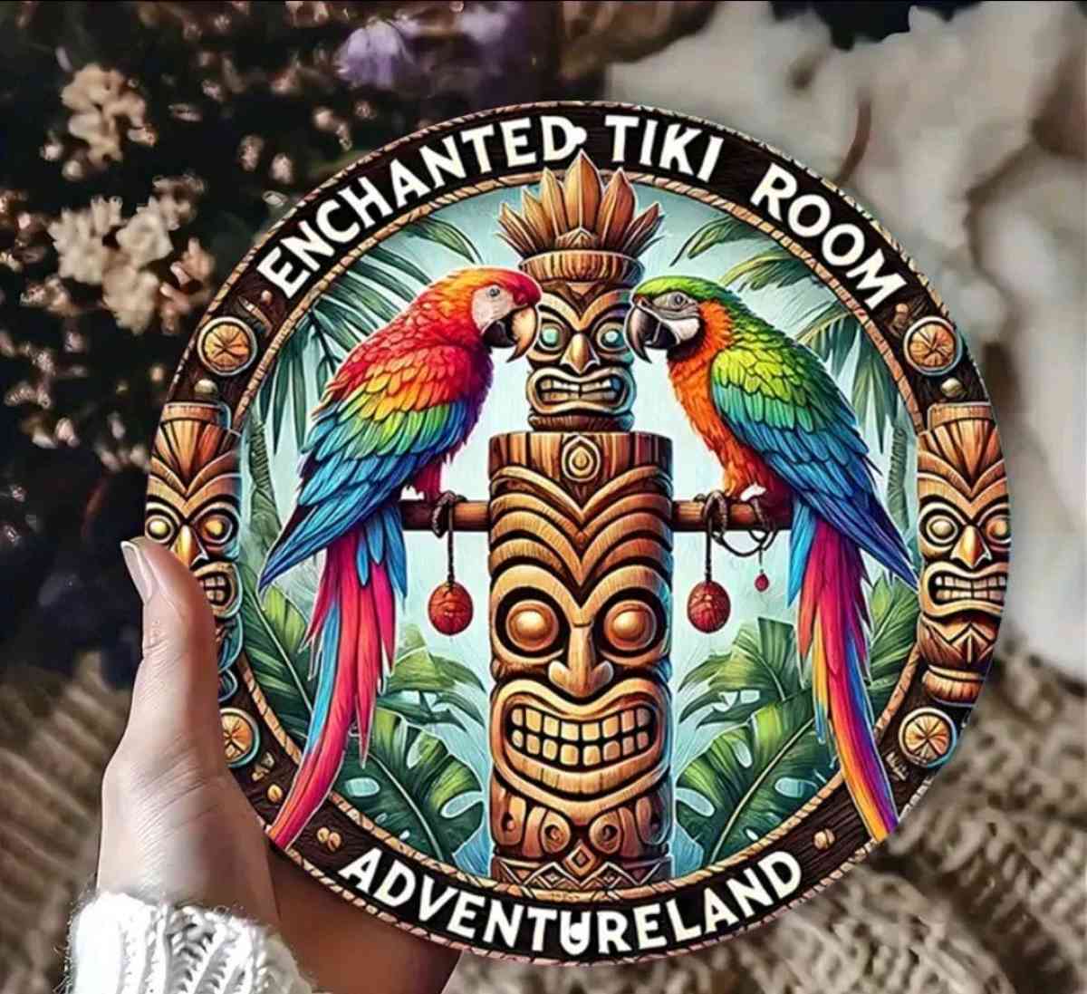 Tiki Metal Wall Decor