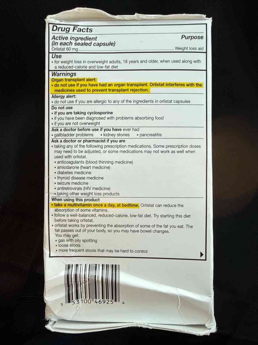 Alli Weight loss capsules pills - Addison, Michigan - FleaMarketBay