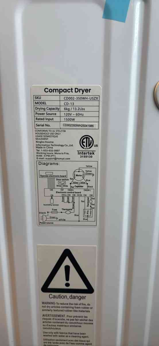 compact dryer - Warrendale, Pennsylvania - FleaMarketBay