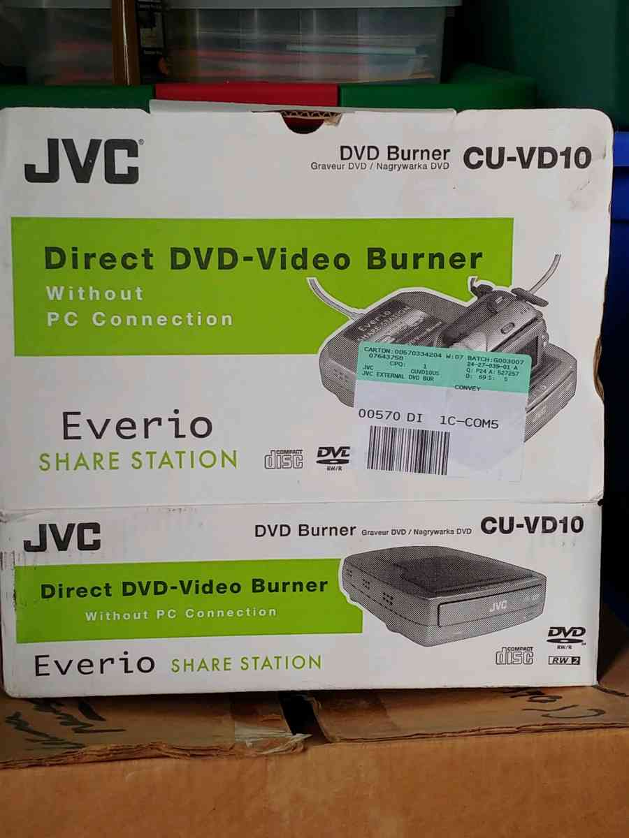 JVC Direct DVD Video Burner New