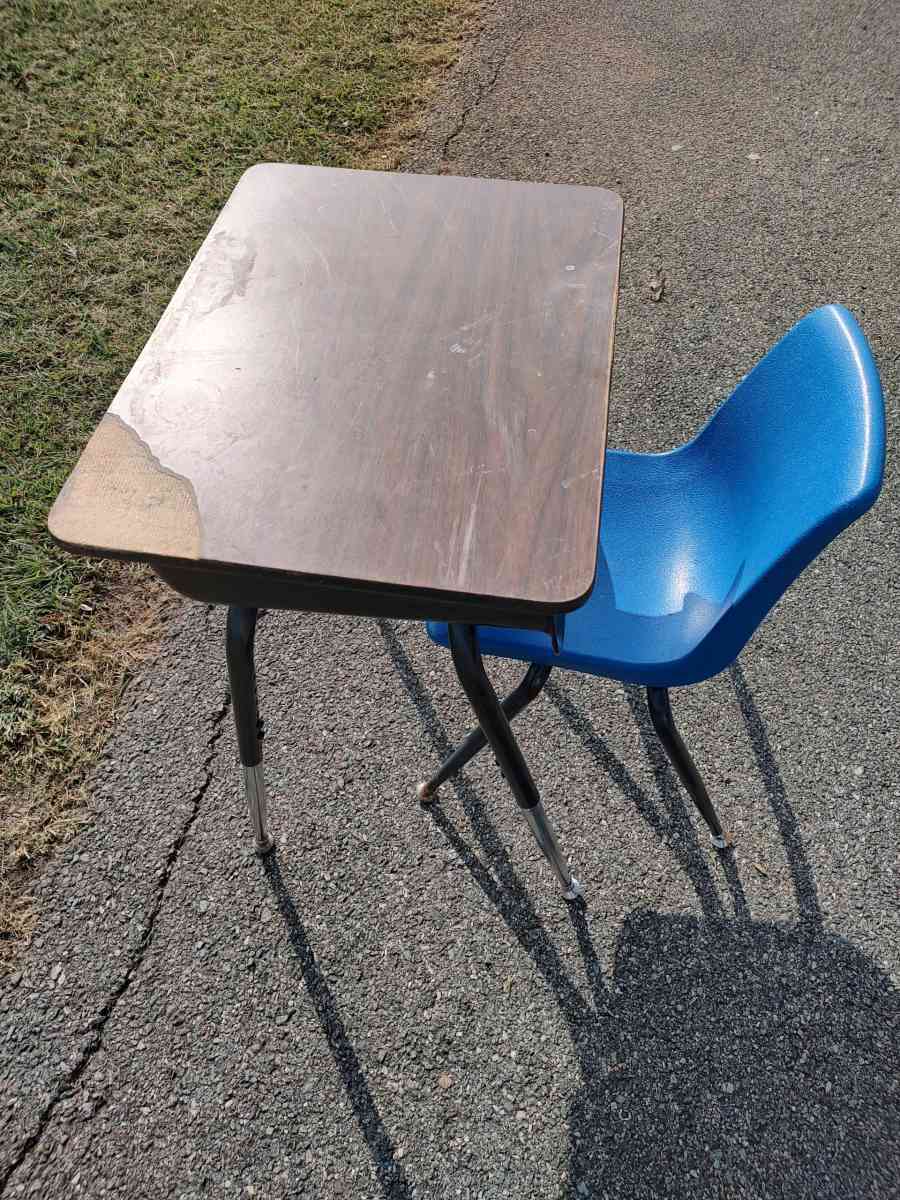 antique school desk with chair or a end table - Glade Hill, Virginia - FleaMarketBay