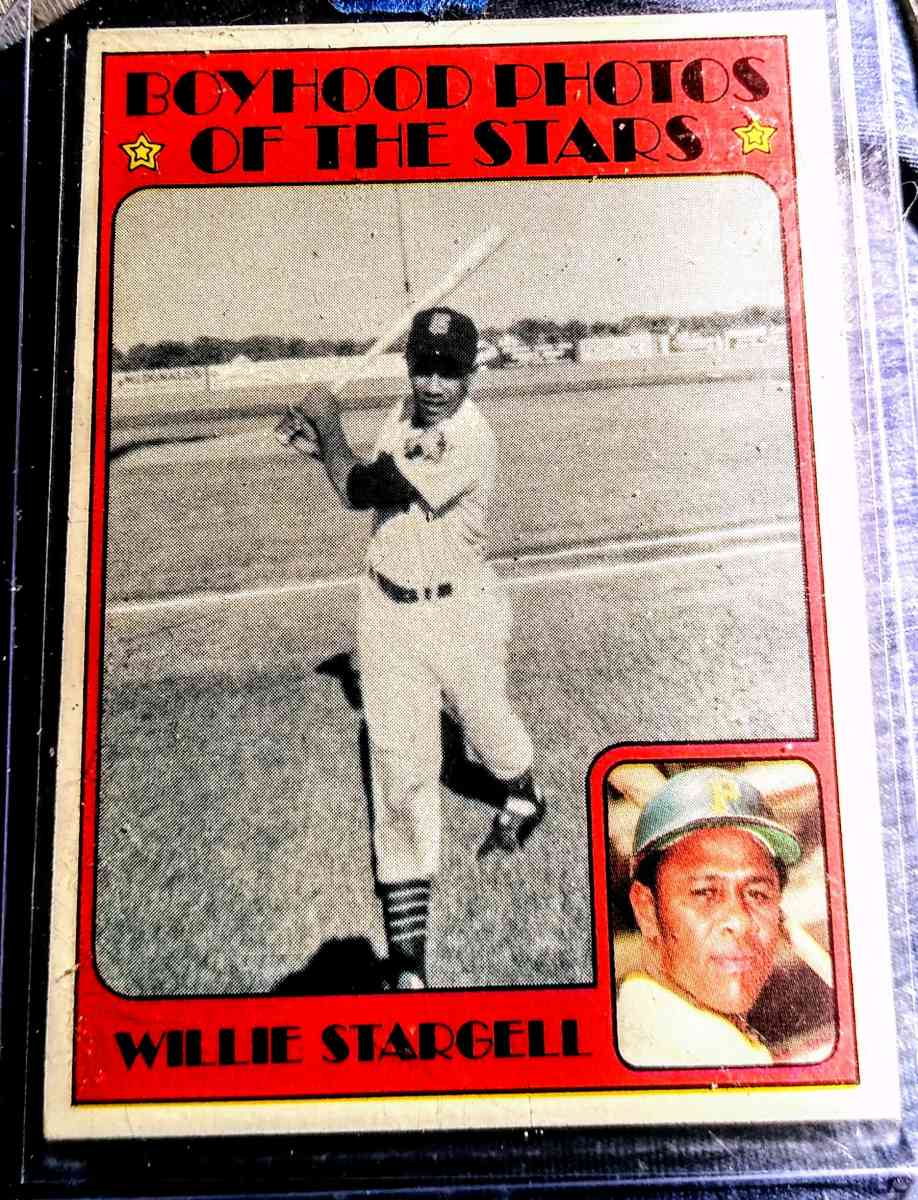 1956 YOUNG WILLIE STARGELL HIGH SCHOOL CARD