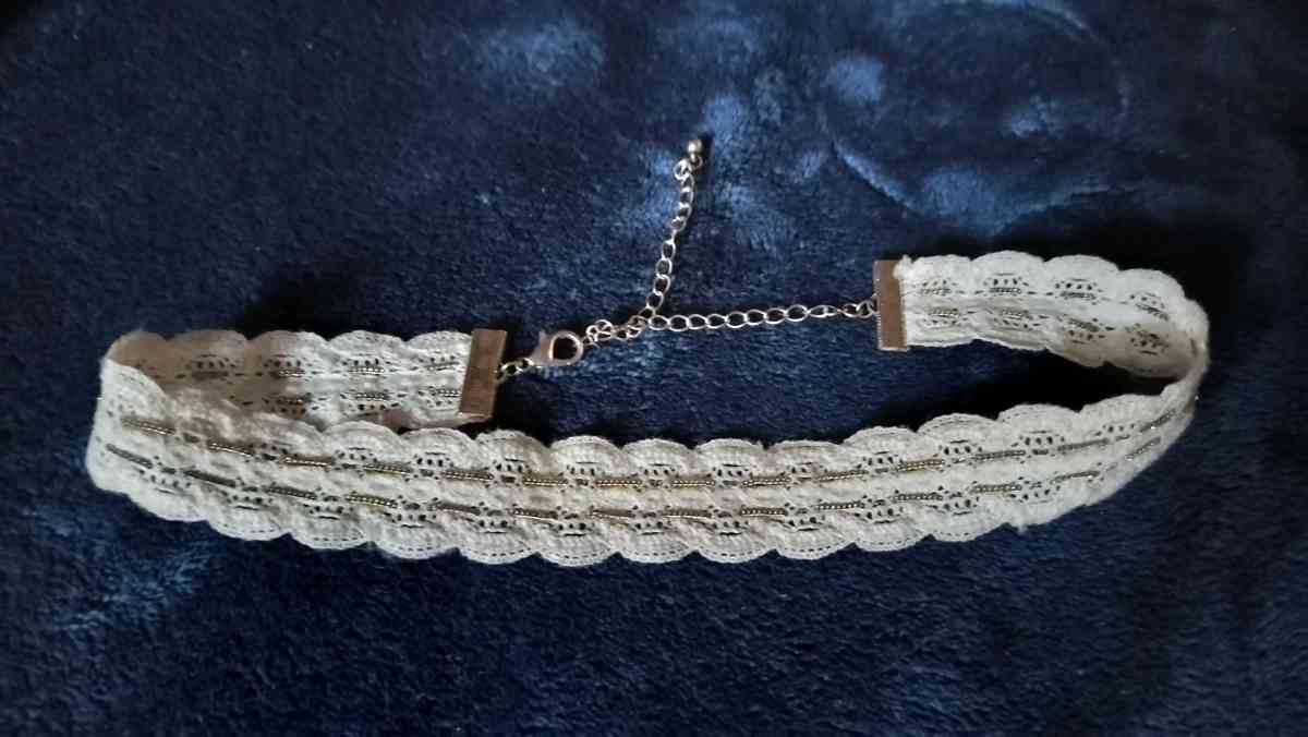 Two choker necklaces and a silver bracelet - Houston, Texas