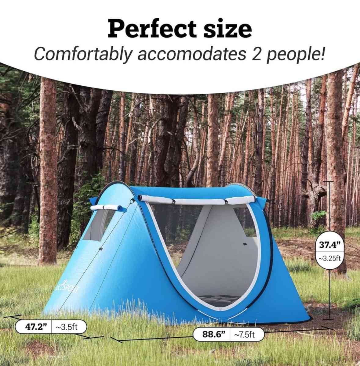 Abco Tech Pop Up Tent  Portable Tent for Camping - Tempe, Arizona - FleaMarketBay