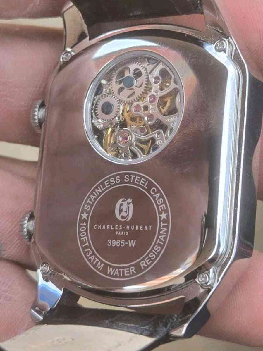 USED LIKE NEW MENS CHARLES HUBERT PARIS MENS  WATCH - Kansas City, Kansas