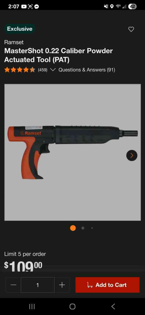 ramset Shot 22caliber - Norcross, Georgia - FleaMarketBay