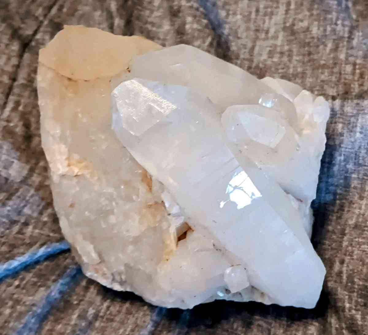 Natural Clear Quartz Crystal Cluster - Tiffin, Ohio
