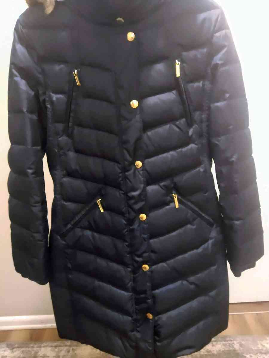MICHAEL KORS Medium Dark Blue Winter Coat - Clarendon Hills, Illinois - FleaMarketBay