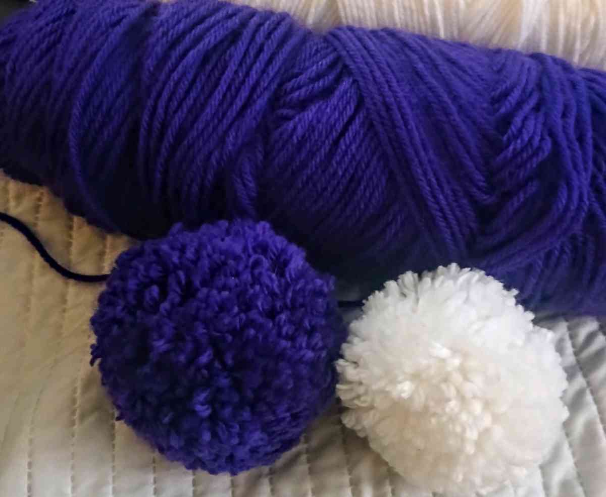 Custom Made Hand Crafted Pom Pom Scarves - Sylva, North Carolina