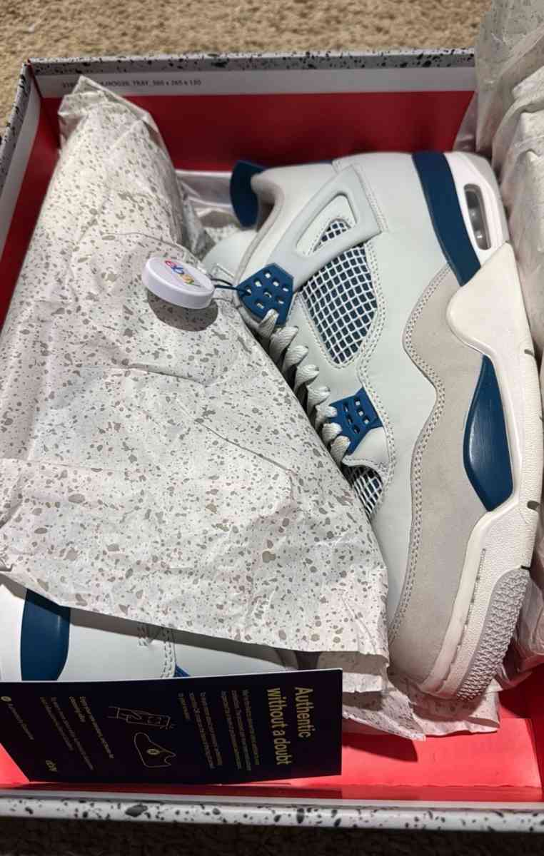 Jordan 4 military blue - Austin, Texas - FleaMarketBay