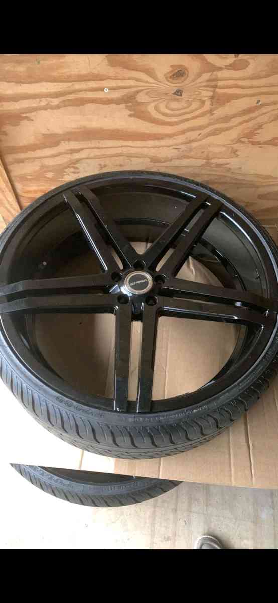 24x9 inch strada rims bolt pattern is 5x114 - Fort Lauderdale, Florida - FleaMarketBay