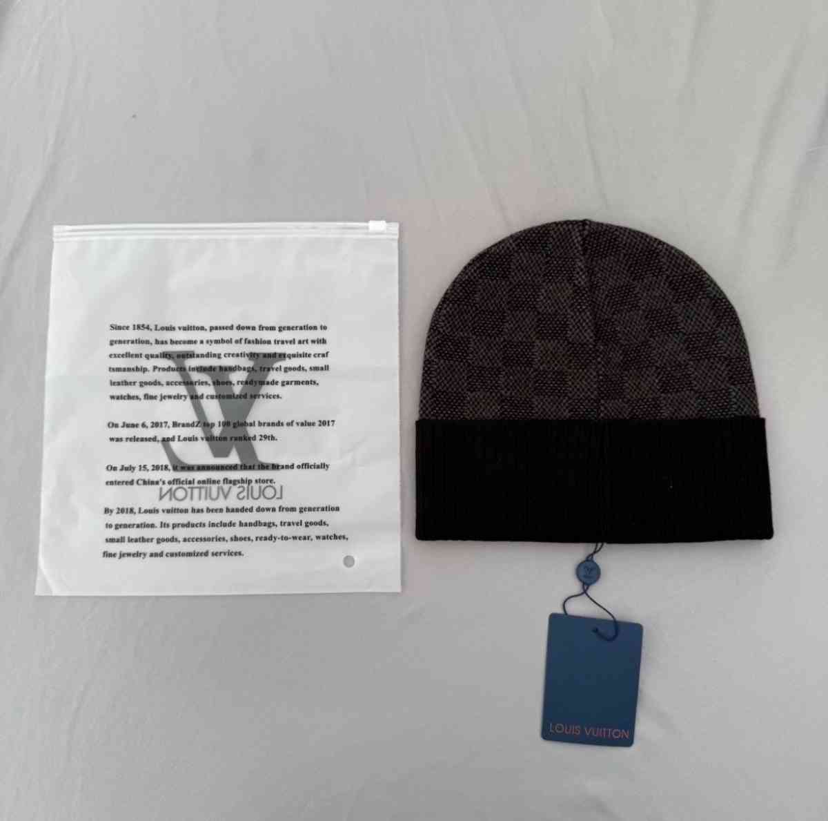 Louis Vuitton Black And Grey Monogram Beanie - Appomattox, Virginia - FleaMarketBay