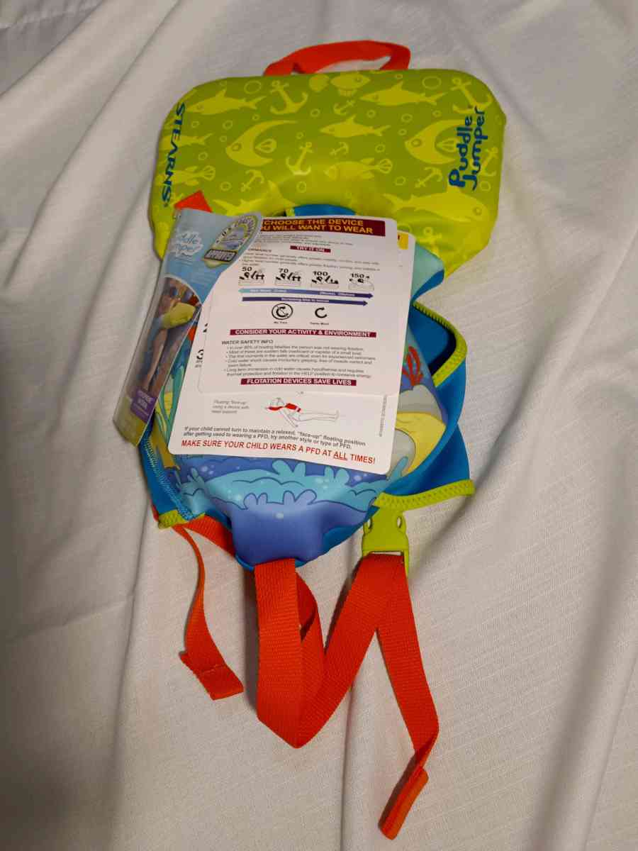 4 brand new Puddle jumpers life infant jumpsuit - Wadsworth, Ohio - FleaMarketBay