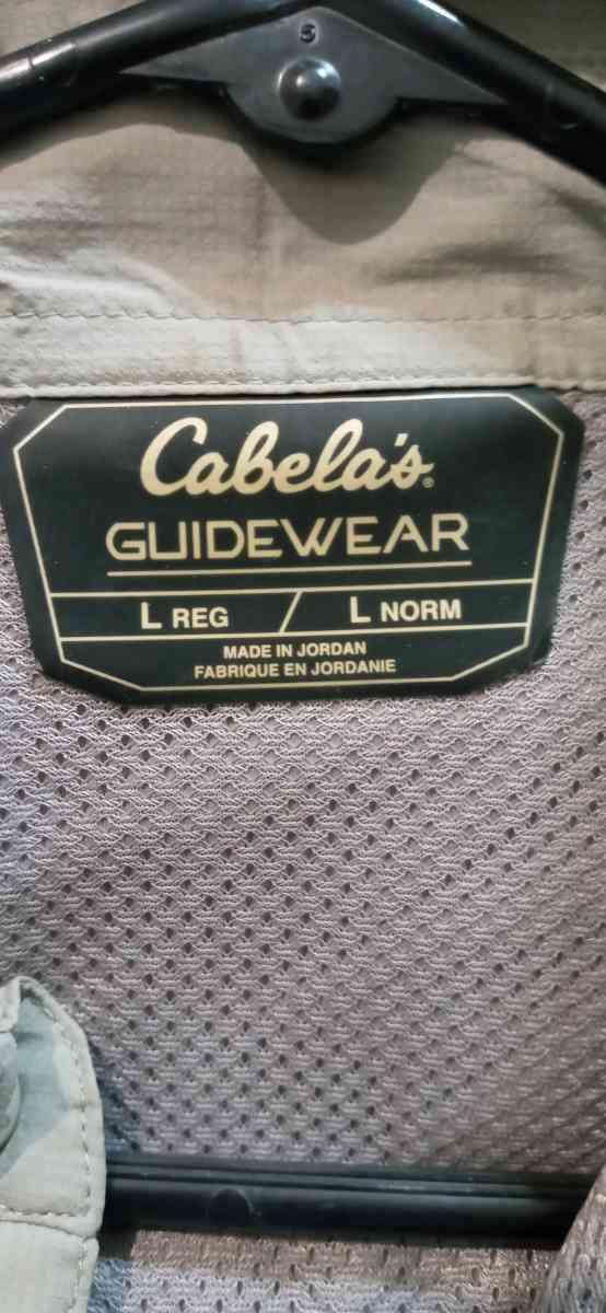 Cabelas Guidewear Mens Fishing Shirt - Dane, Wisconsin - FleaMarketBay