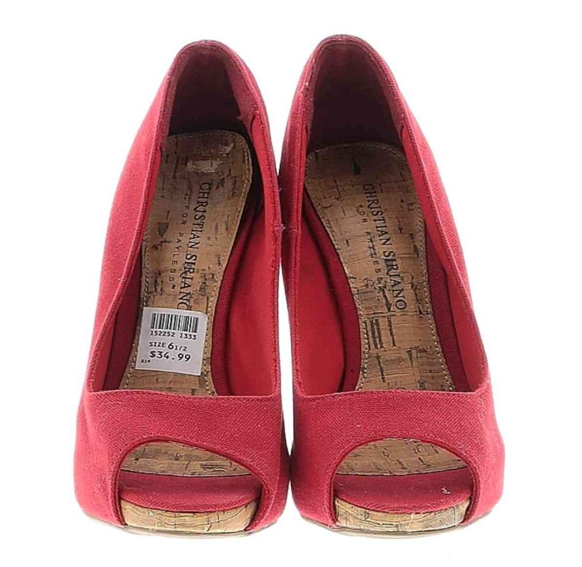 Womans Red Heels - Myrtle Creek, Oregon