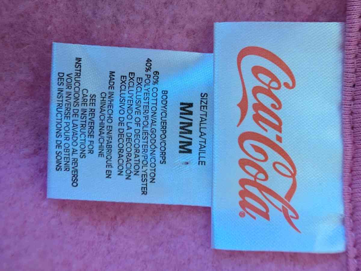 Pink CocaCola zip up - Circle Pines, Minnesota - FleaMarketBay