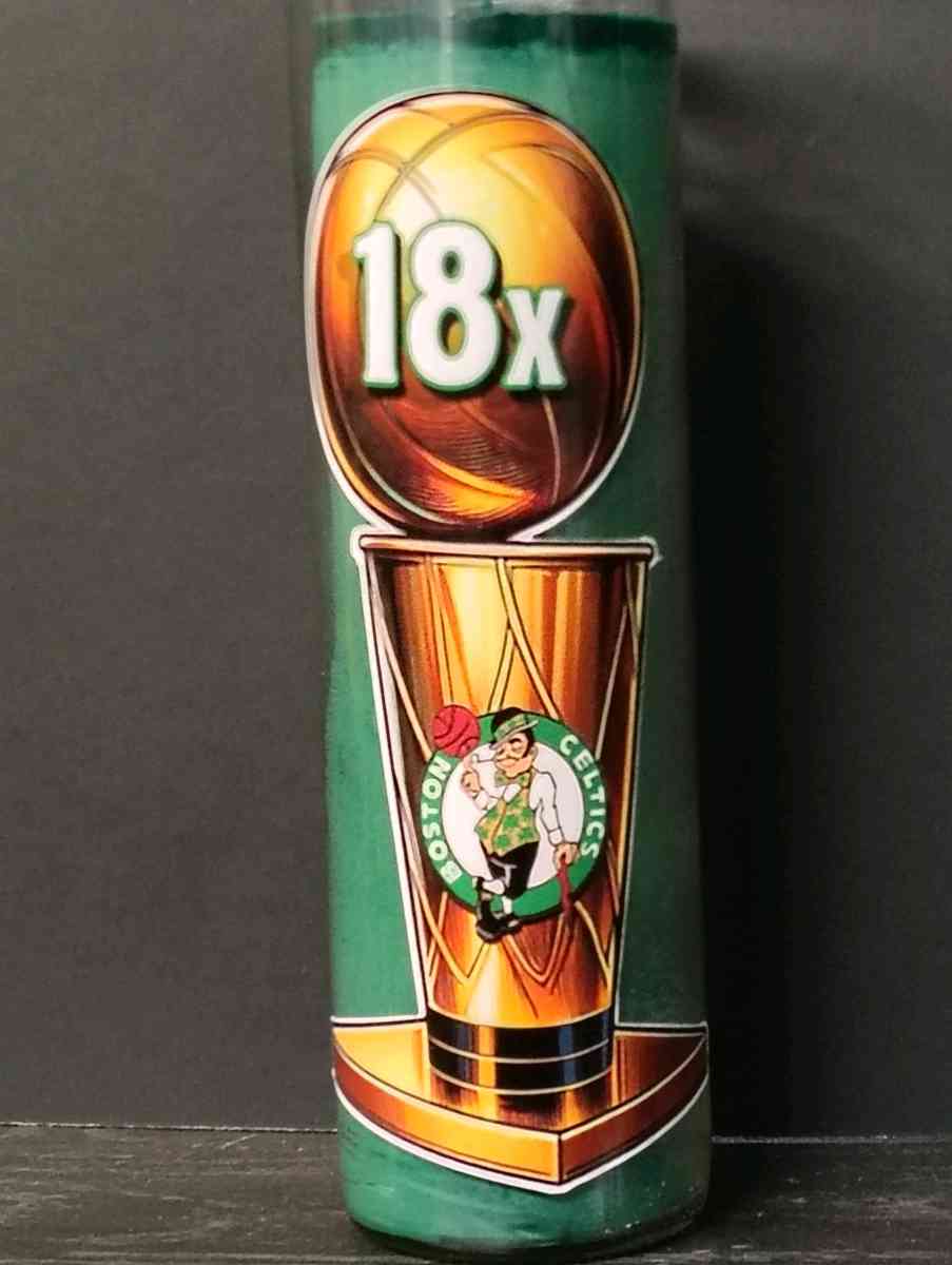 Boston Celtics Spiritual Candle - East Rutherford, New Jersey