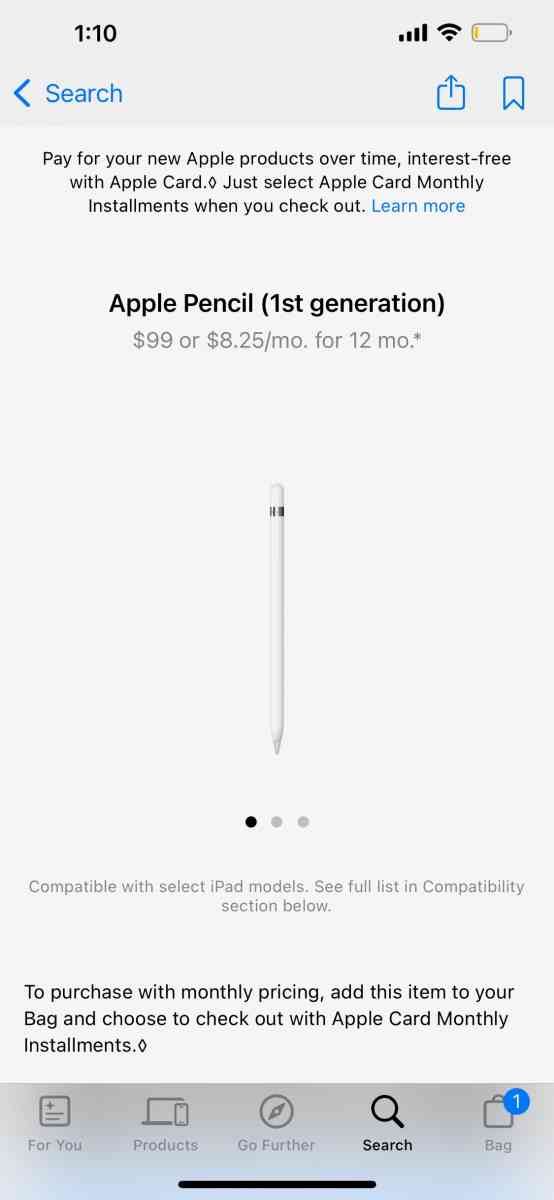 apple pencil - San Bernardino, California - FleaMarketBay