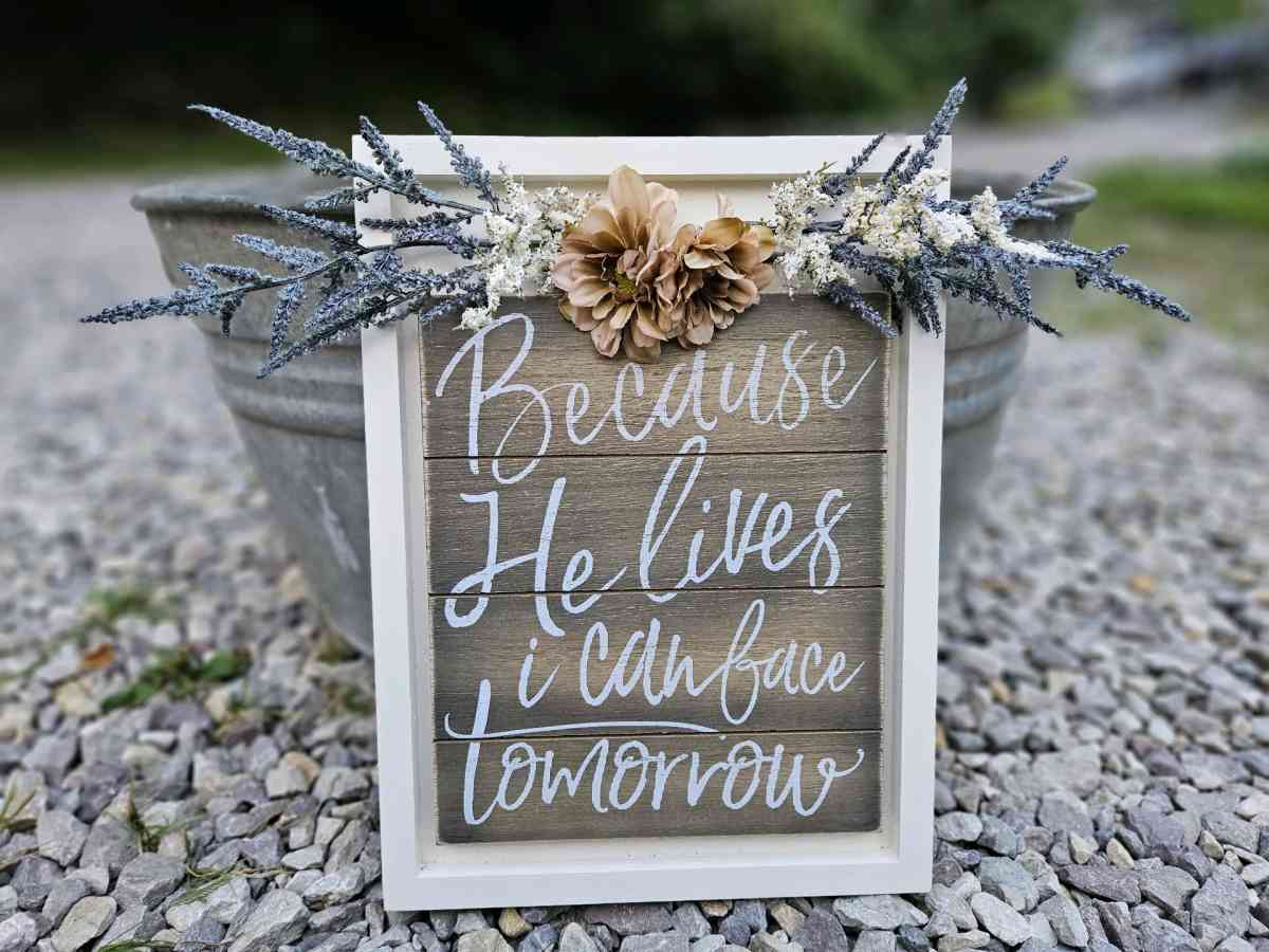 white primitive sign - Gilbert, West Virginia