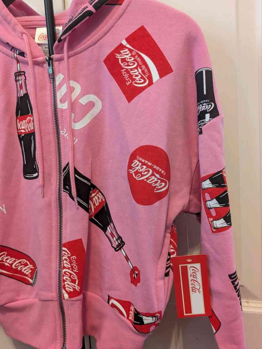 Pink CocaCola zip up - Circle Pines, Minnesota - FleaMarketBay