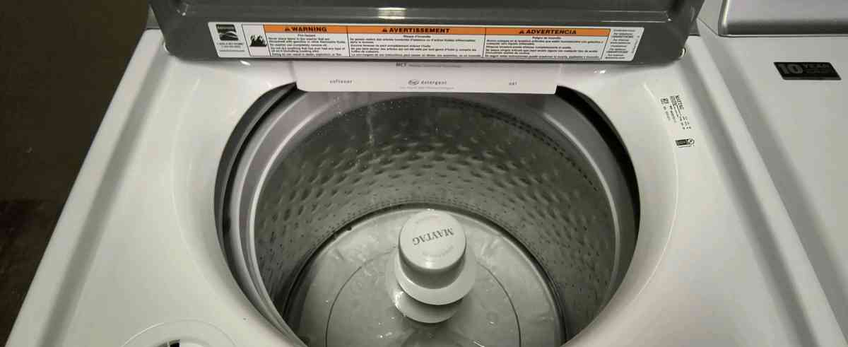 MAYTAG WHITE ELITE TOPLOAD WASHER  ELECTRIC DRYER SET - New Castle, Pennsylvania - FleaMarketBay
